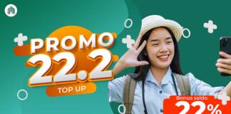 Promo 22.2 : Bonus Saldo Tambahan 22% untuk Pelanggan