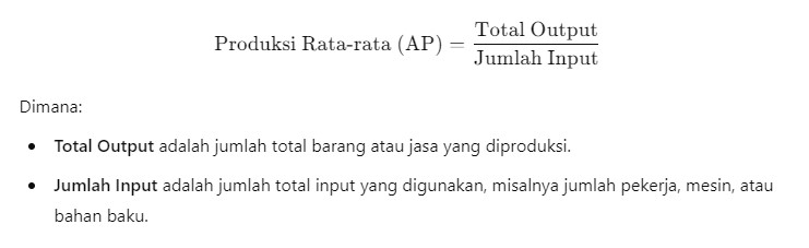 Menghitung Produksi