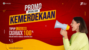 Augustus Mendadak Cashback 100%