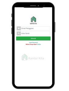 Tampilan Login Aplikasi Kantor Kita Versi Lite