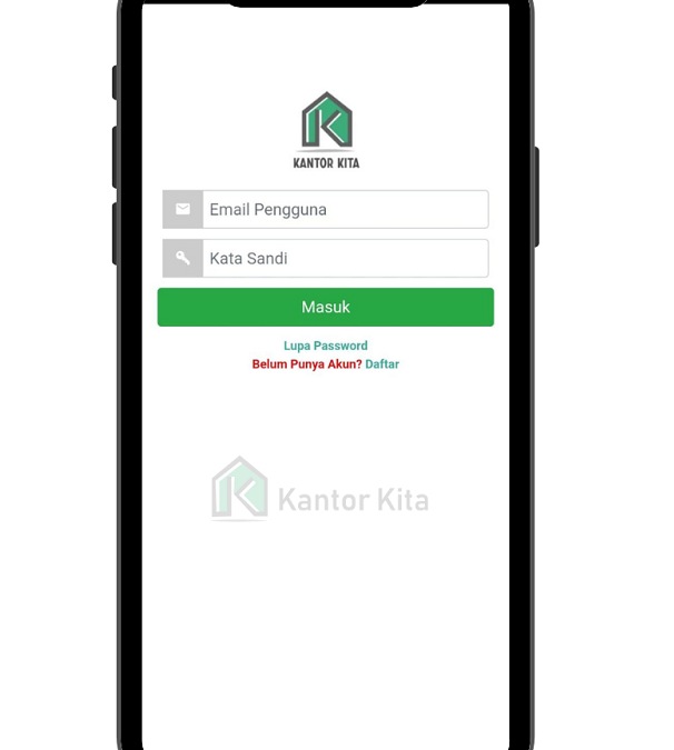 Tampilan Login Aplikasi Kantor Kita Versi Lite | Kantor Kita