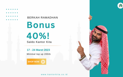 Promo Berkah Ramadhan! Bonus 40% Layanan Kantor Kita