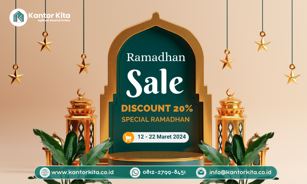 Big Ramadhan Sale! Diskon 20% Layanan Aplikasi Absensi