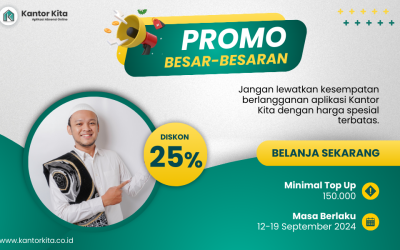 Promo Aplikasi Absensi Kantor Kita Diskon 25%