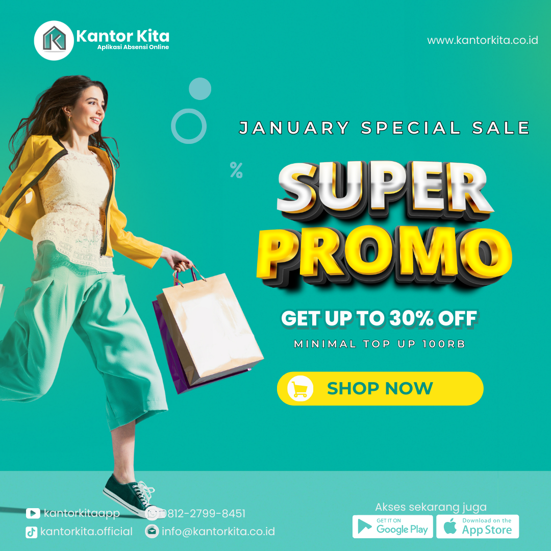 Promo Januari Diskon 30%